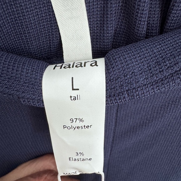 HALARA Deep Blue Ribbed Pants - Picture 2 of 5